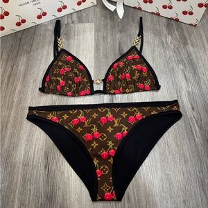 LV x TM Cherry Bikini